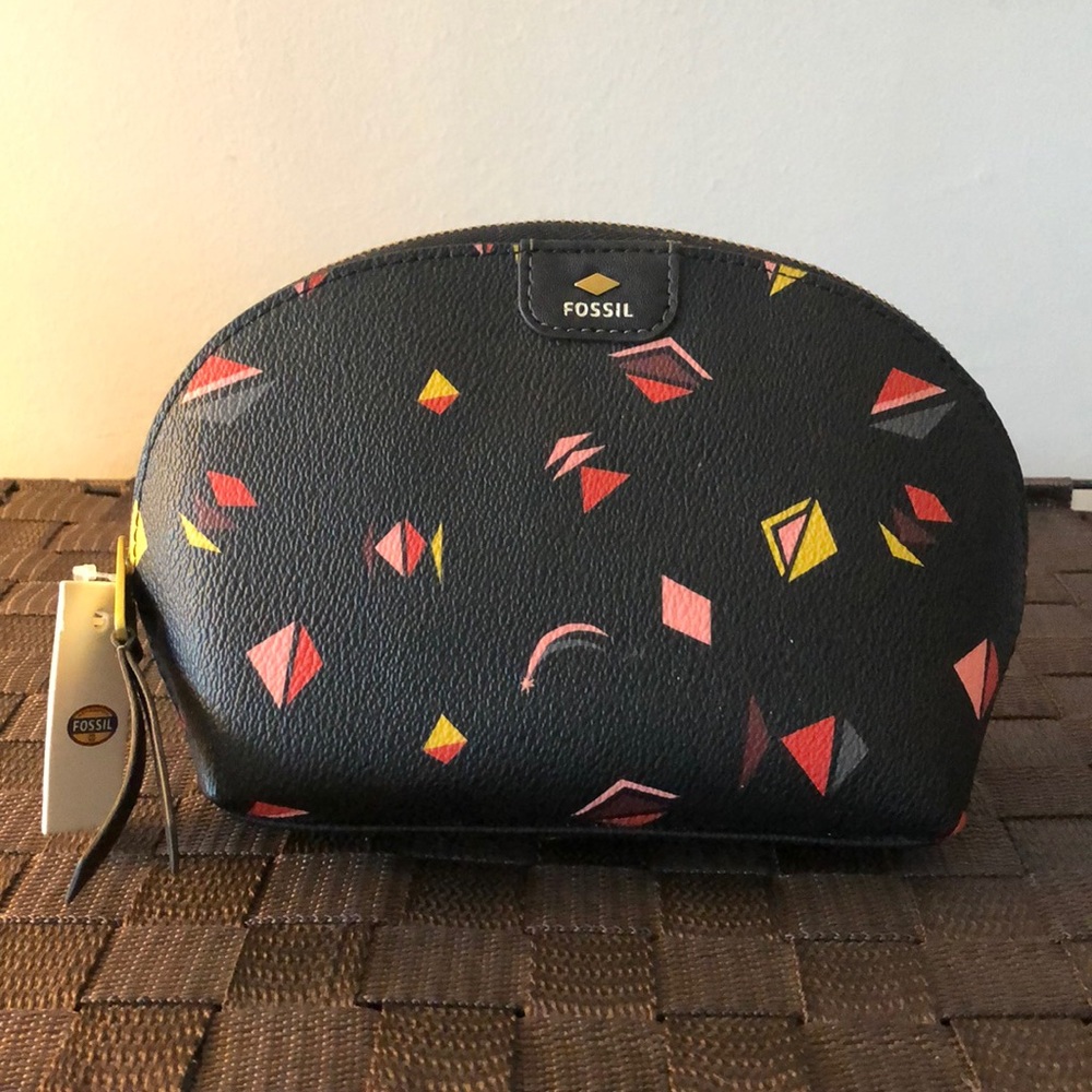 Fossil makeup bag